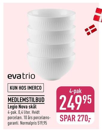 Imerco Legio nova skål tilbud