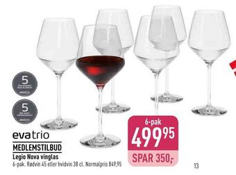 Imerco Legio nova vinglas tilbud