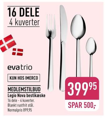 Imerco Legio nova bestikæske tilbud