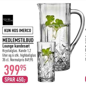 Imerco Lounge kandesæt tilbud