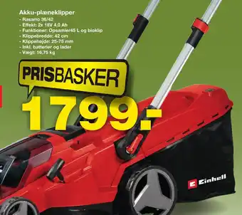 Bauhaus Akku-plæneklipper tilbud