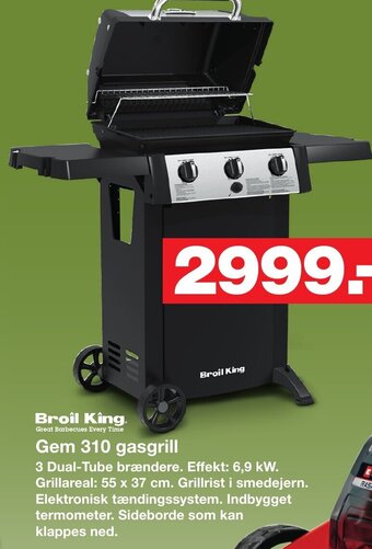 Bauhaus Gem 310 gasgrill tilbud
