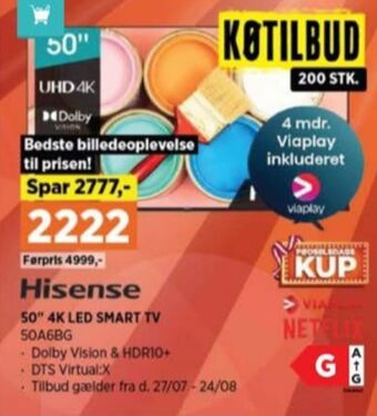 Power Hisense tv tilbud