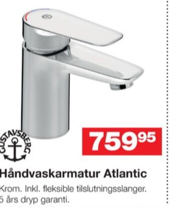 Gustavsberg håndvaskarmatur