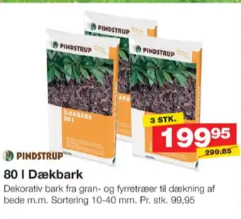 Bauhaus Pindstrup dækbark tilbud