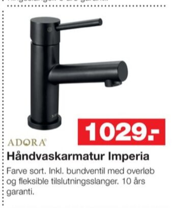 Bauhaus Adora håndvaskarmatur tilbud