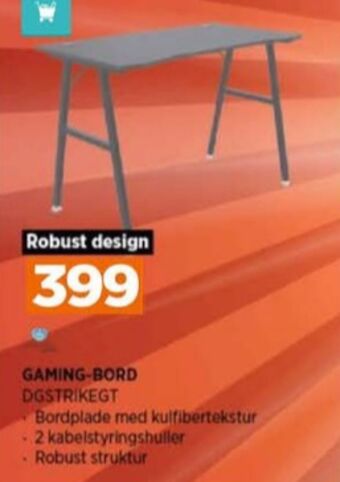 Power Dacota gamerbord tilbud