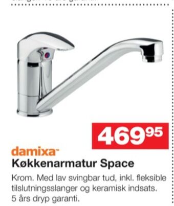 Bauhaus Damixa køkkenarmatur tilbud