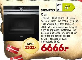 Bilka Siemens ovn tilbud