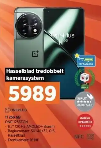 Power Oneplus 11 256 gb tilbud