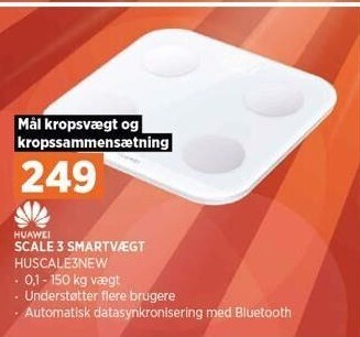 Power Huawei scale 3 smartvægt tilbud