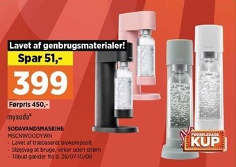 Power Mysoda sodavandsmaskine tilbud