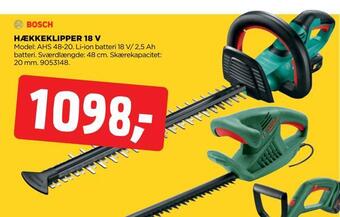 jem & fix Hækkeklipper 18 v tilbud