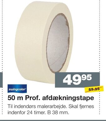 50 m Prof. afdækningstape