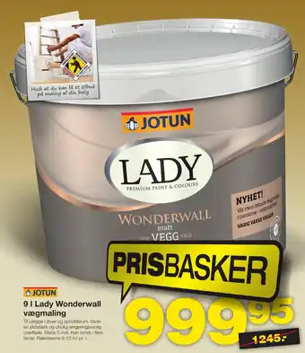 Bauhaus 9 I Lady Wonderwall vægmaling tilbud