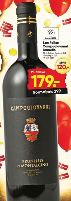 Bilka San felice campogiovanni brunello tilbud