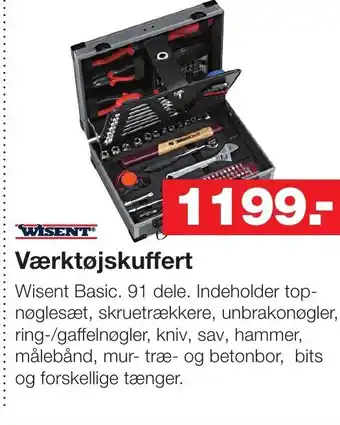 Bauhaus Værktøjskuffert tilbud