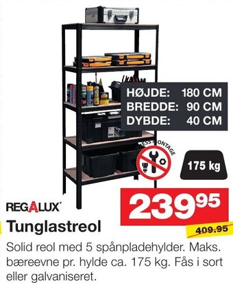 Bauhaus REGALUX Tunglastreol tilbud