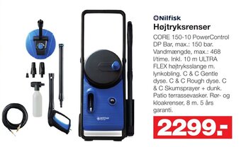 Bauhaus Nilfisk Højtryksrenser tilbud