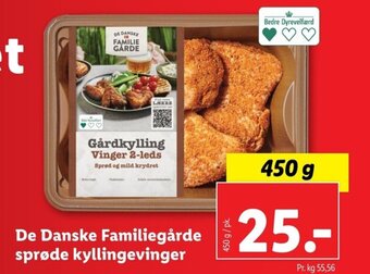 Lidl De Danske Familiegårde sprøde kyllingevinger tilbud