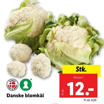 Lidl Danske blomkål tilbud