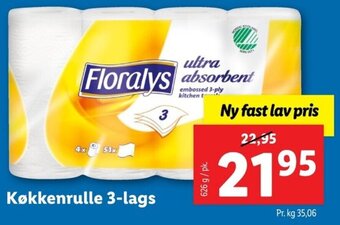 Køkkenrulle 3-lags
