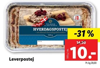 Lidl Leverpostej tilbud