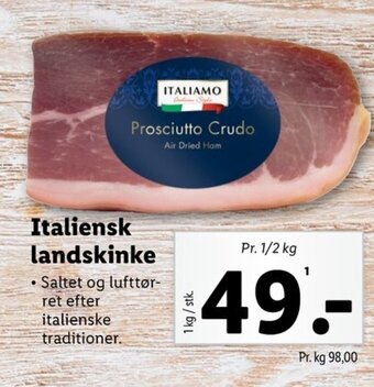 Italiensk landskinke