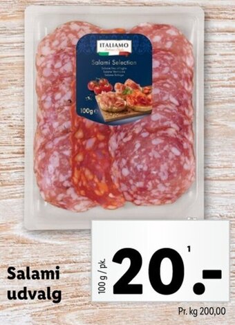 Lidl Salami udvalg tilbud