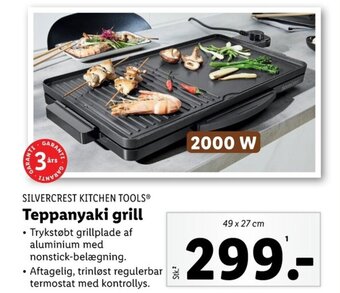 Lidl SILVERCREST KITCHEN TOOLS® Teppanyaki grill tilbud
