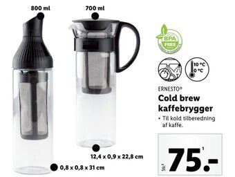 ERNESTOⓇ Cold brew kaffebrygger