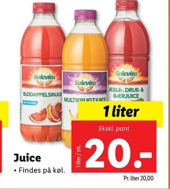 Lidl Juice tilbud