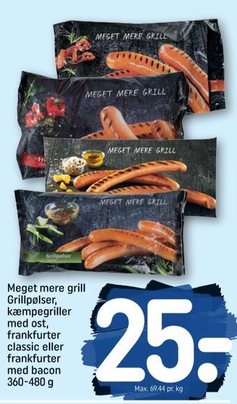 REMA 1000 Ukendt grillpølser tilbud