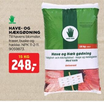 jem & fix Grønne fingre gødning tilbud
