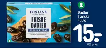 REMA 1000 Fontana dadler tilbud