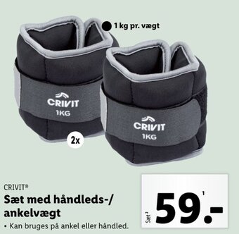 CRIVIT® Sæt med håndleds-/ ankelvægt