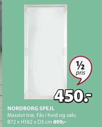 JYSK NORDBORG SPEJL tilbud
