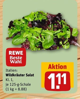 REWE DE Wildkräuter Salat tilbud