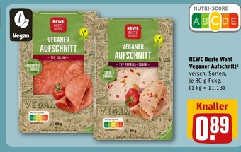 REWE DE REWE Beste Wahl Veganer Aufschnitt tilbud
