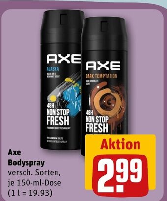 REWE DE Axe Bodyspray tilbud