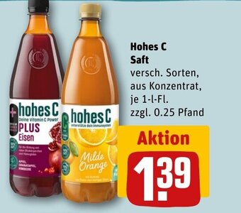 REWE DE Hohes C Saft tilbud