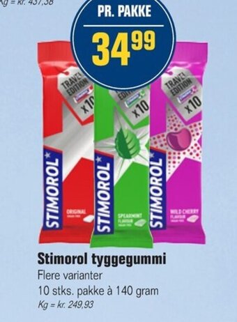 Otto Duborg Stimorol tyggegummi tilbud