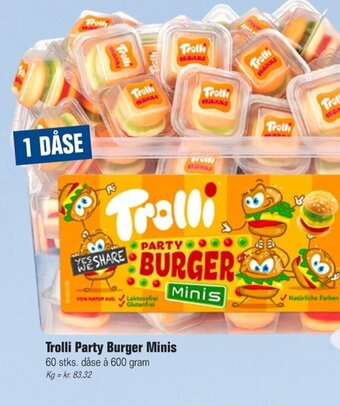 Otto Duborg Trolli Party Burger Minis tilbud