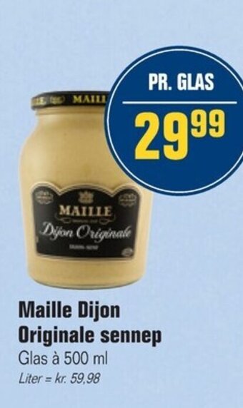 Otto Duborg Maille Dijon Originale sennep tilbud