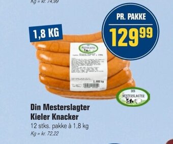 Otto Duborg Din Mesterslagter Kieler Knacker tilbud