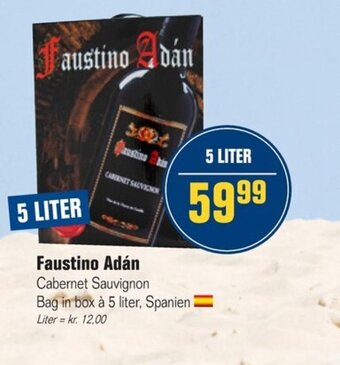 Otto Duborg Faustino Adán Cabernet Sauvignon tilbud