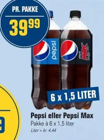 Otto Duborg Pepsi eller Pepsi Max tilbud