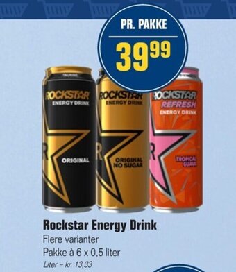 Otto Duborg Rockstar Energy Drink tilbud