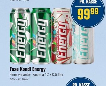 Otto Duborg Faxe Kondi Energy tilbud