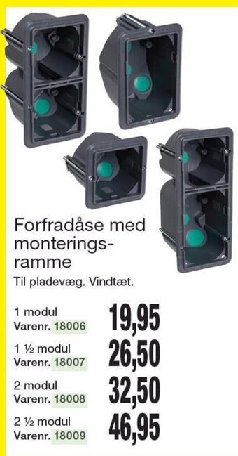 Harald Nyborg Forfradåse med monterings-ramme tilbud